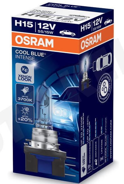 Žarnica Osram Cool Blue intense H15 12V 15/55W :: Matsport