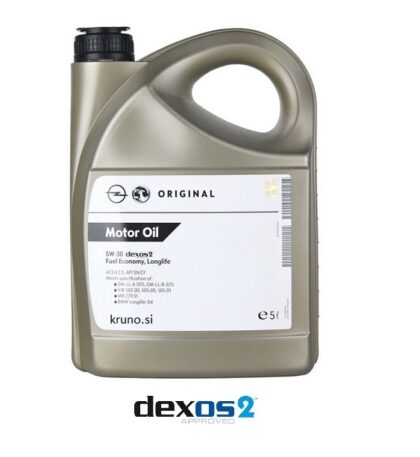Motorno olje OPEL GM DEXOS 2 5W-30 5L C3 ORIGINAL
